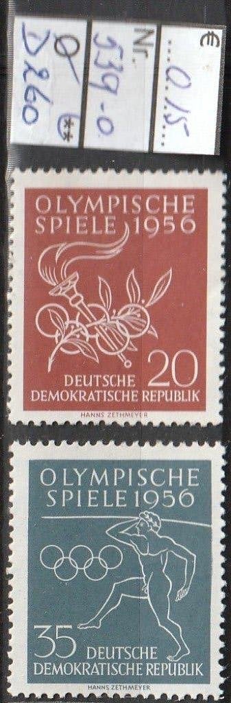 DDR Ol.Spelen '50 Michel 539-40 Nr.D260p, Verzenden, DDR, Postfris