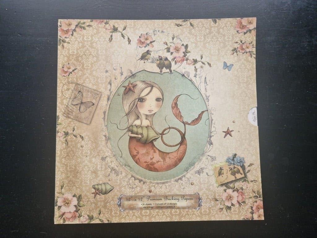 35 scrapbookbladen van Santoro Mirabelle, Hobby en Vrije tijd, Scrapbooking, Ophalen of Verzenden, Zo goed als nieuw, Papier of Karton