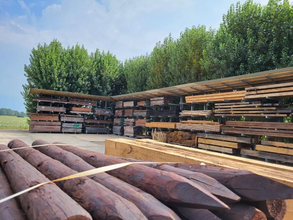 Hardhout, Nieuw, Ophalen of Verzenden, Hardhout, 250 cm of meer