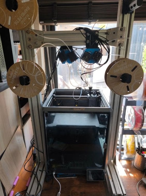 Creality K1 MAX met Coprint 8 kleuren, Computers en Software, 3D Printers, Gebruikt, Filament, Ophalen