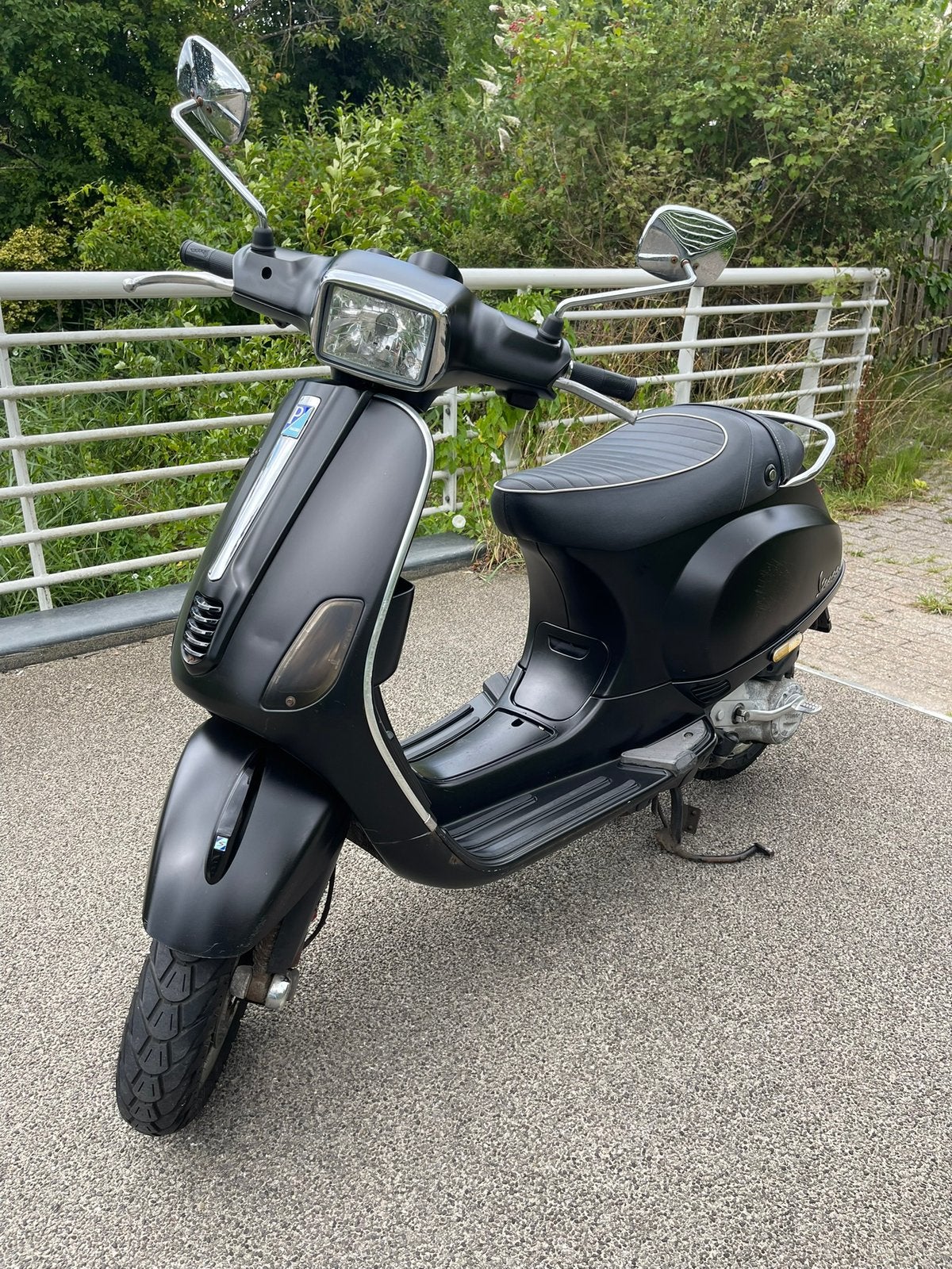 Vespa S Sport 50 4T (2013) mat zwart, blauw kenteken, Ophalen, Gebruikt, Benzine, Overige modellen
