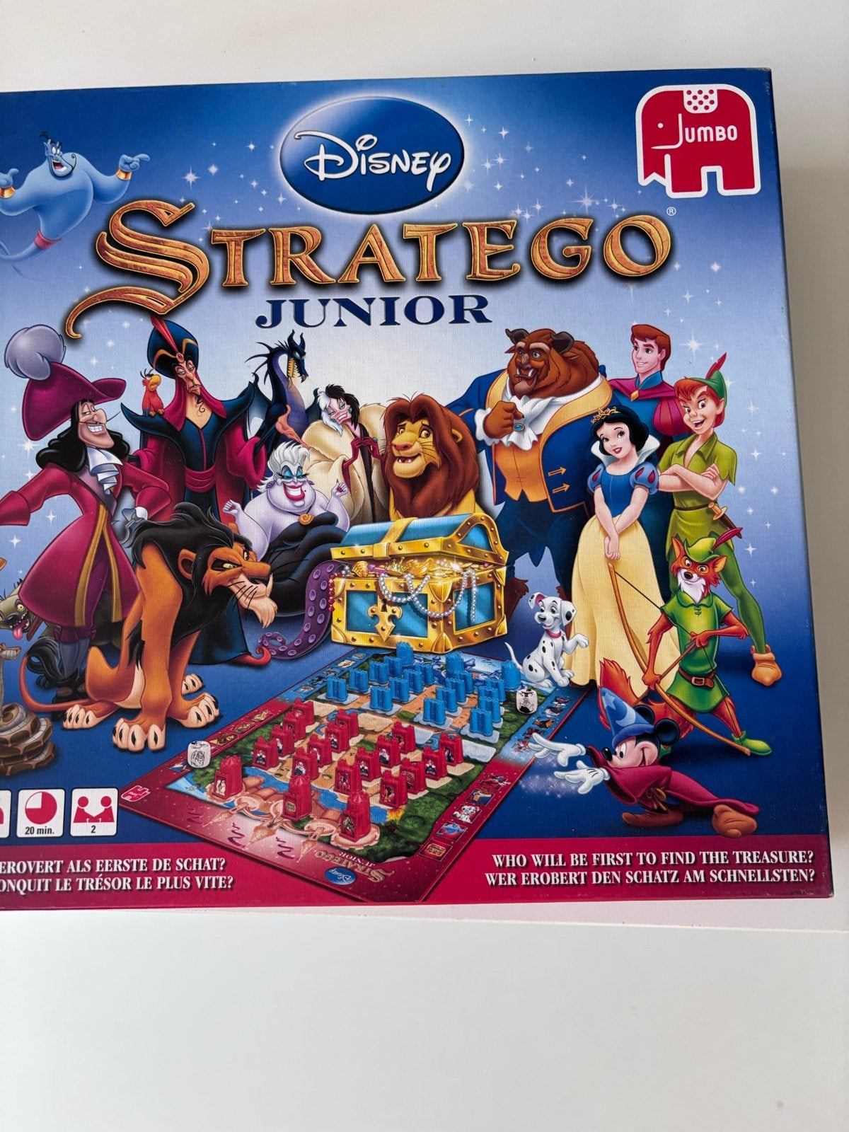 Disney Stratego Junior Bordspel, Ophalen of Verzenden, Zo goed als nieuw