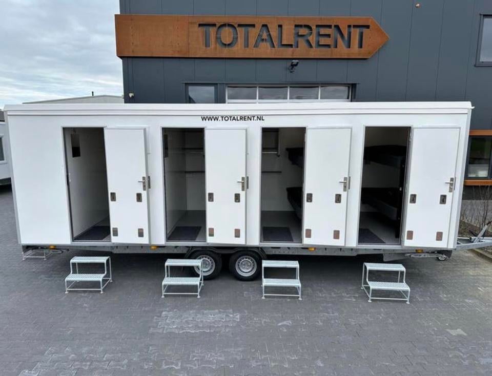 Festival slaapwagen 8 pers te huur met sanitair, Ophalen, Zo goed als nieuw, Overige