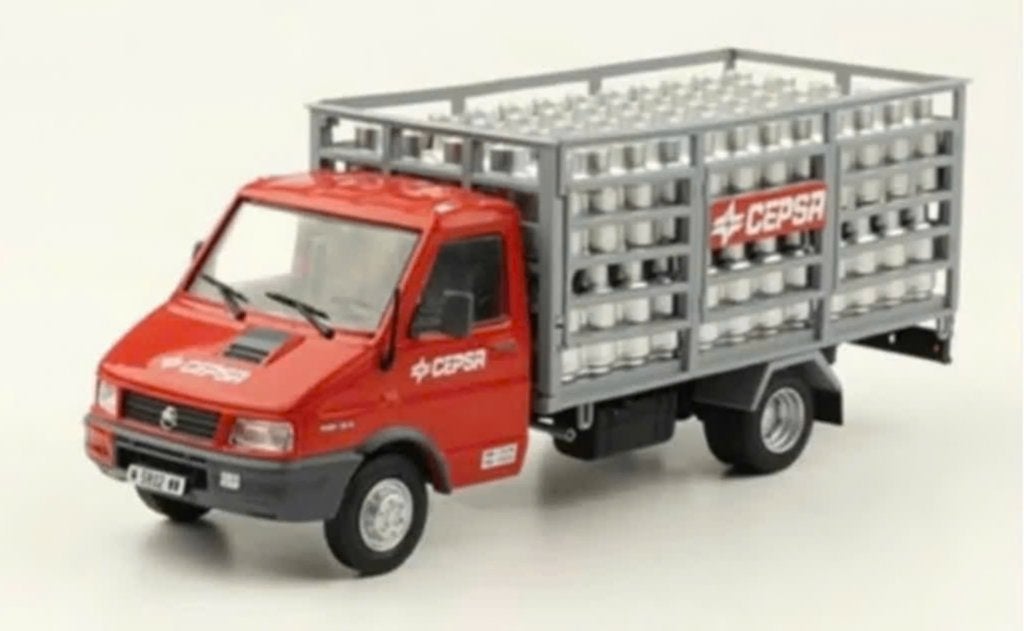 Pegaso Daily '94 gasflessen CEPSA 1/43 reparto / servicio 8, Verzenden, Nieuw, Bus of Vrachtwagen, Overige merken