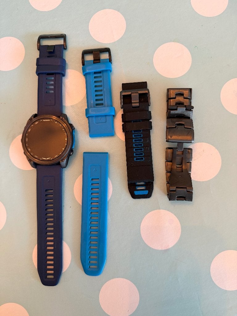 Garmin D2 Mach 2 Aviator Smartwatch met extra bandjes, Ophalen, Stappen, Zwart, Garmin