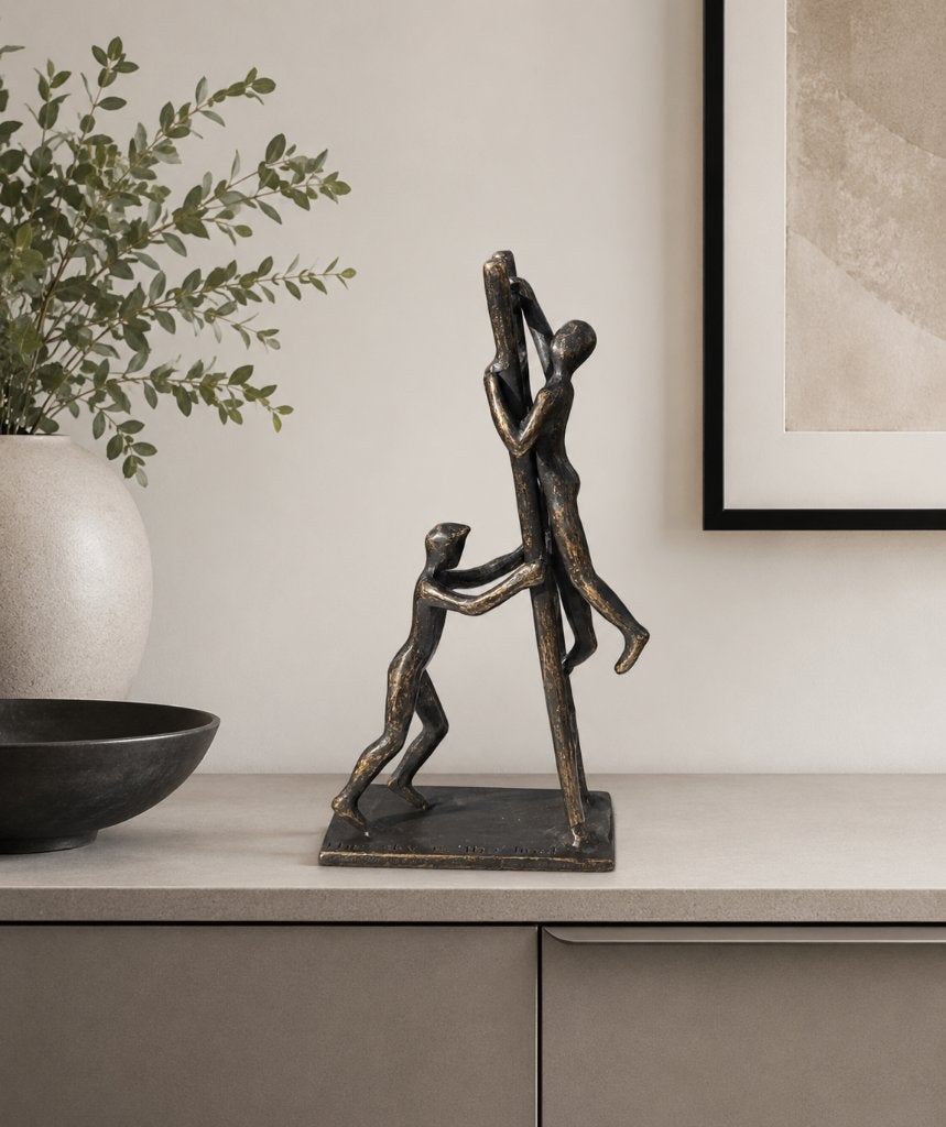 THE SKY IS THE LIMIT // Bronzen beeld, Ophalen of Verzenden, Handgemaakt, Brons