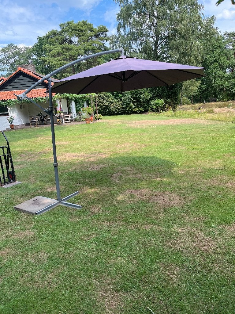 parasol, Ophalen, 2 tot 3 meter, Zweefparasol, Verstelbaar