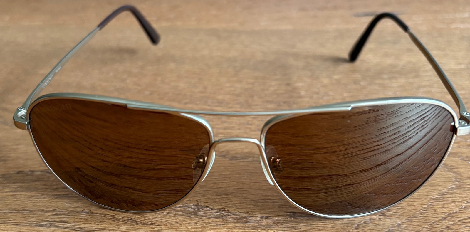 Serengeti Alghero 8315 zonnebril polarized goud zgan, Ophalen, Zo goed als nieuw, Zonnebril, Overige merken