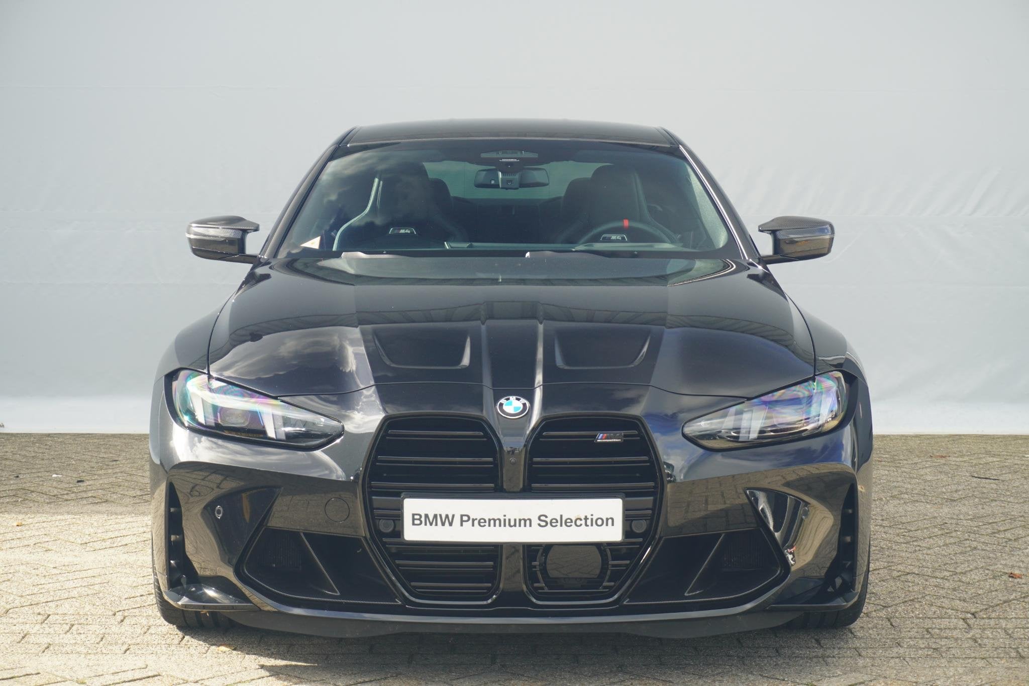BMW M4 Competition | M Carbon-keramische remmen | M Carbon E, Auto's, Gebruikt, Met garantie (alle), 4 stoelen, Zwart