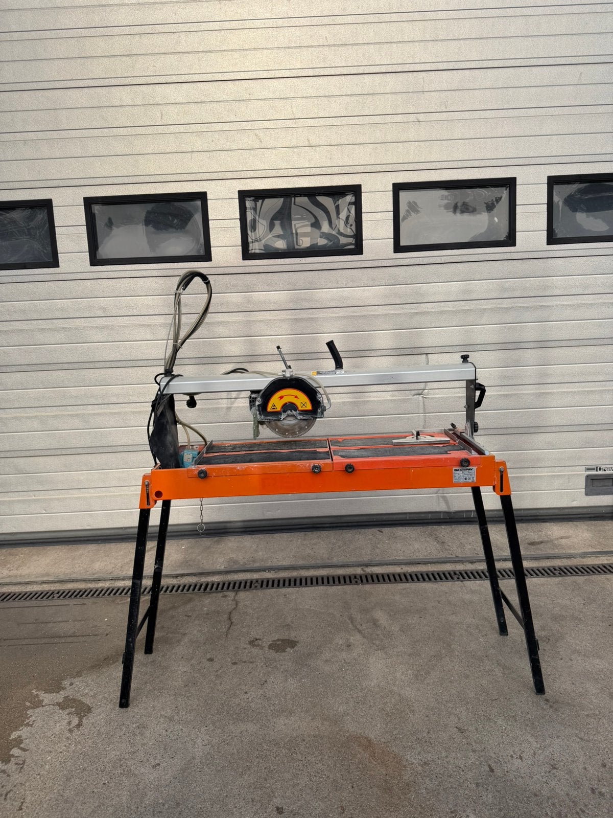 Tegelzaag machine 900mm, Battipav Vip 290, 2014, Ophalen, Zo goed als nieuw, 1200 watt of meer, 70 mm of meer