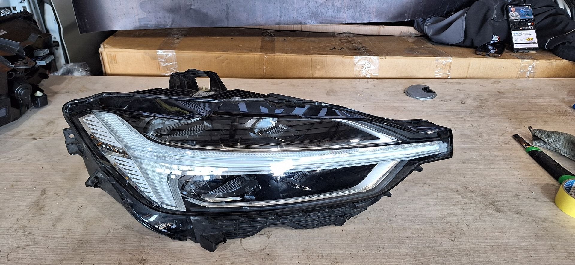 Volvo XC60 koplamp, Auto-onderdelen, Verlichting, Gebruikt, Ophalen of Verzenden