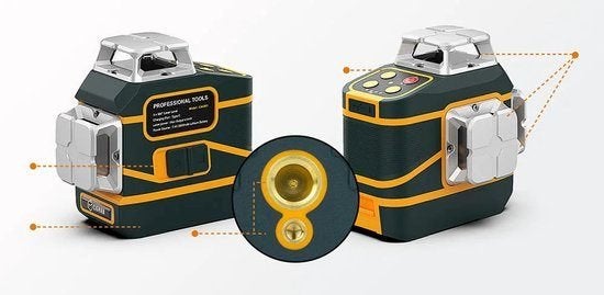 Laser Waterpas – Laser Niveau – 360 Graden Lijnlaser, Corvance B.V., Verzenden, Nieuw, Corvancebol@gmail.com
