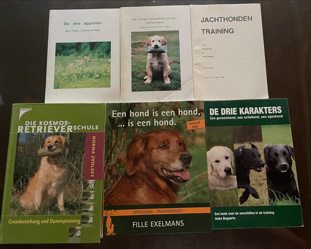 Hondenboeken: Retriever Training & Opvoeding (6 boeken), Boeken, Ophalen of Verzenden, Gelezen, Honden