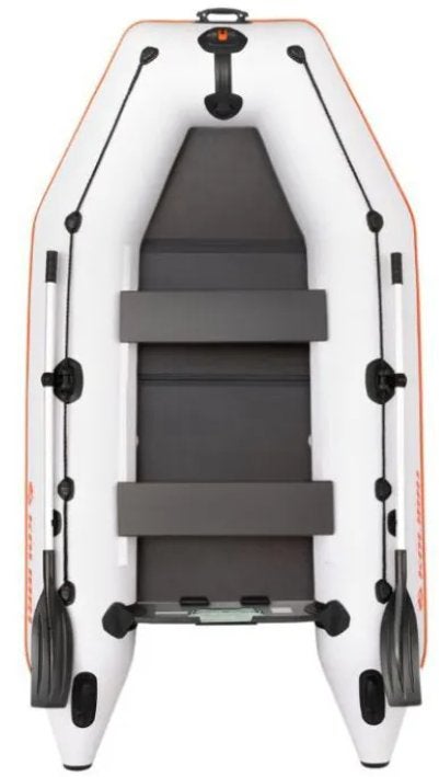 0047 + 0050: Kolibri KM-330B Rubberboot met boekvloer, Watersport en Boten, PVC, Elektrisch, Ophalen of Verzenden, Opbergtas