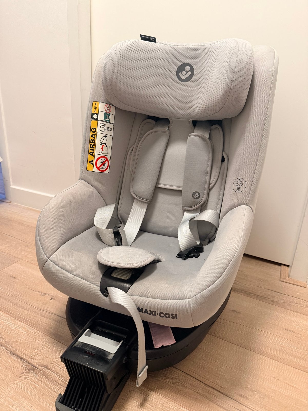 MAXI COSI Autostoel Mica Eco i-Size Authentic Grey, Kinderen en Baby's, Ophalen, Gebruikt, 0 t/m 18 kg, Verstelbare rugleuning