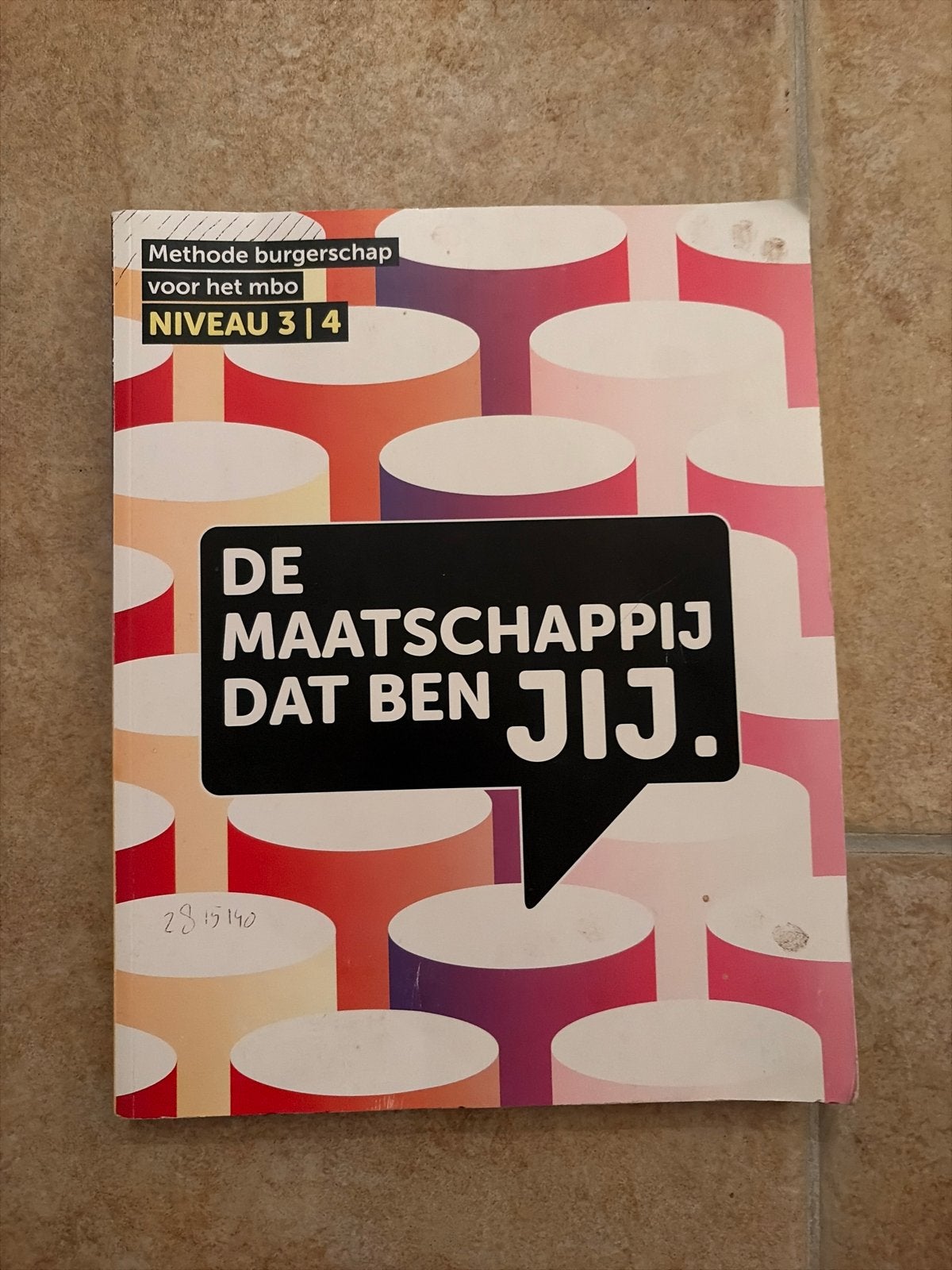De Maatschappij Dat BenJij Methode burgerschap 9789492620149, Ophalen of Verzenden, Zo goed als nieuw, MBO