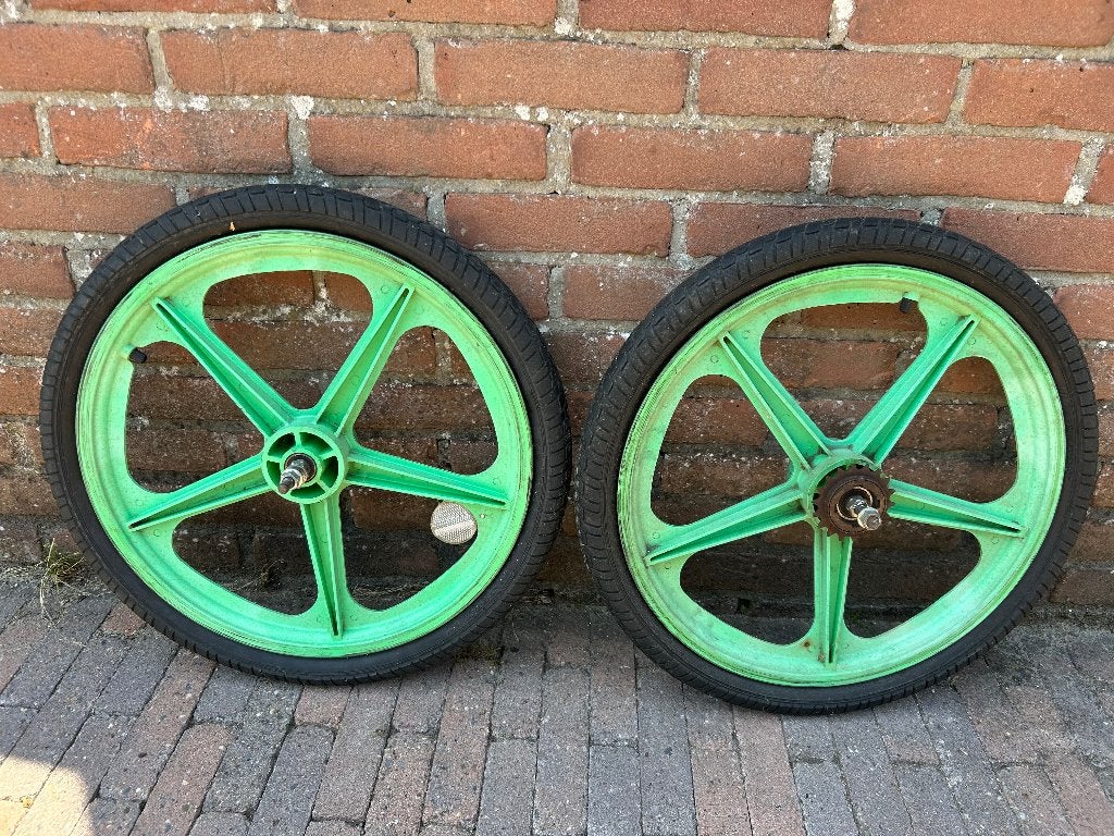 Set Skyway Tuff II 20” BMX kunststof sterwielen, Fietsen en Brommers, Wiel, Kunststof, Ophalen of Verzenden, Gebruikt