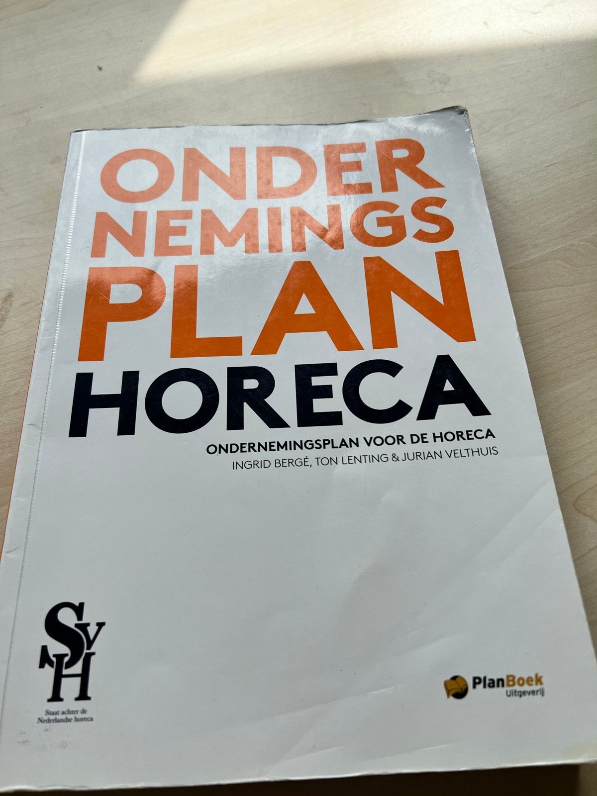 Ondernemingsplan Horeca Leerboek - Ingrid Bergé e.a., Ophalen of Verzenden, Gamma, Gelezen, MBO