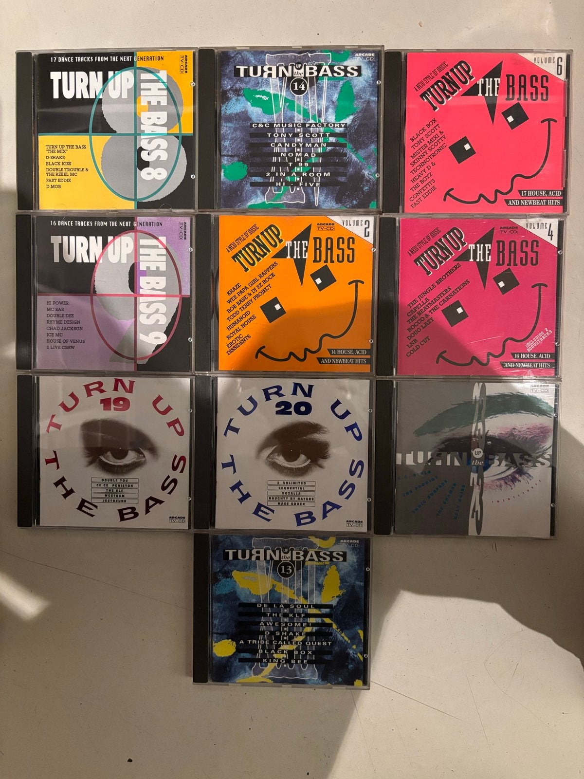 Turn Up The Bass CD collectie - 10 albums, Cd's en Dvd's, Ophalen of Verzenden, Dance, Verzamelalbum