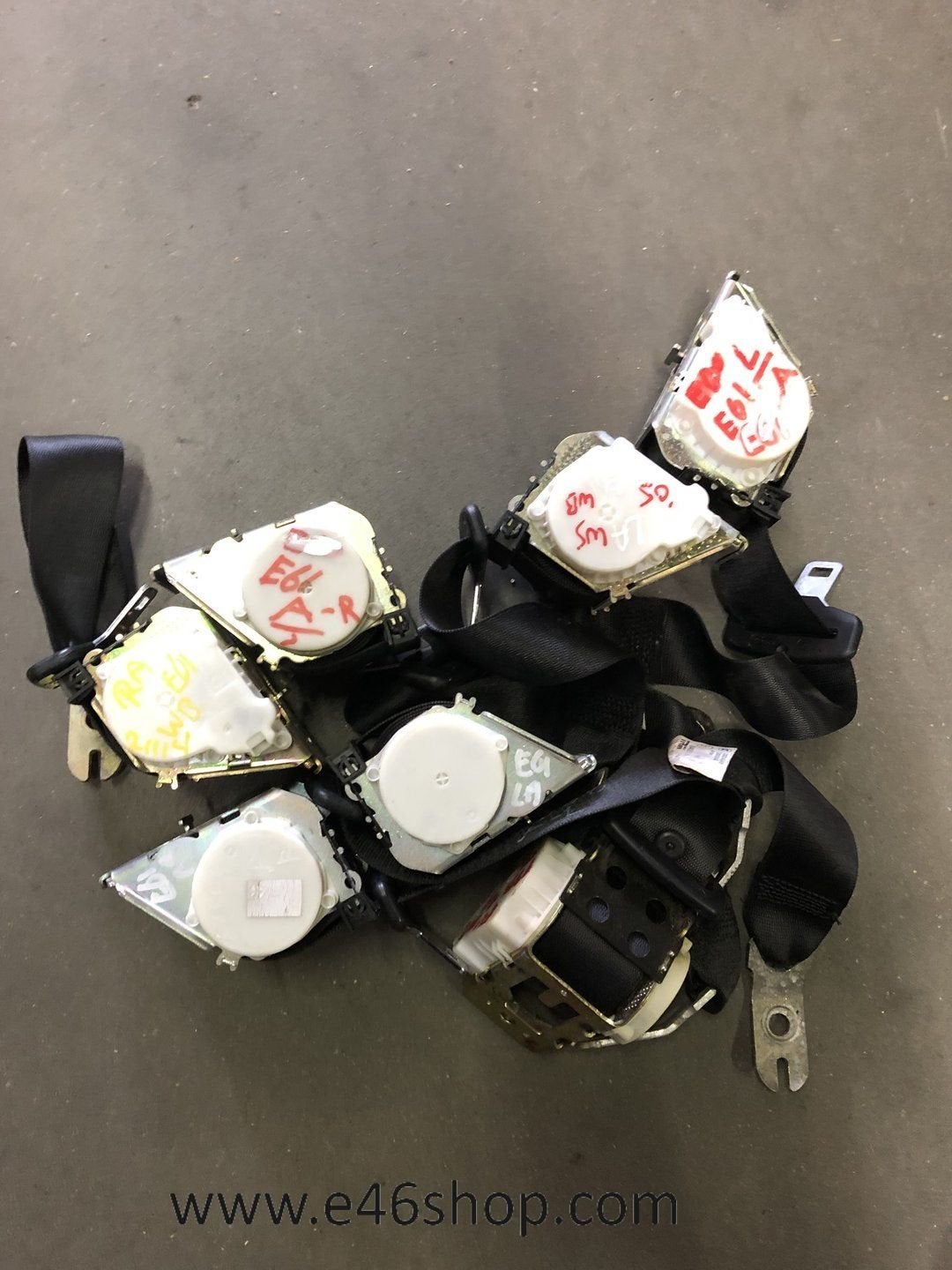 GORDEL ACHTERBANK BMW 5 SERIE E61 LINKS EN RECHTS, Auto-onderdelen, Gebruikt, -, -, Ophalen of Verzenden