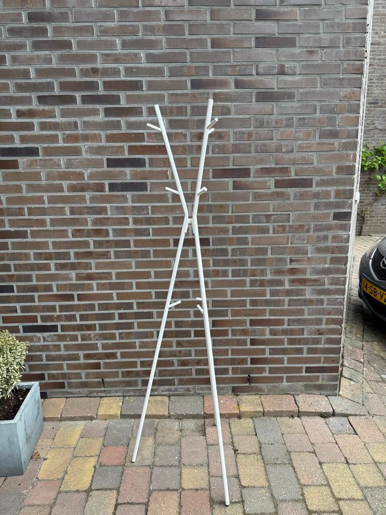Handige witte IKEA kapstok - Staand model, Ophalen, Gebruikt, Metaal, Staande kapstok