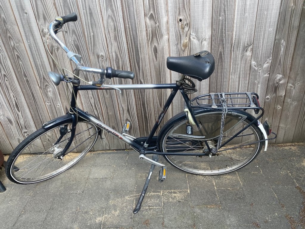 Herenfiets, Fietsen en Brommers, Fietsen | Heren | Herenfietsen, Gebruikt, Versnellingen, Schijfrem, 65 cm of meer