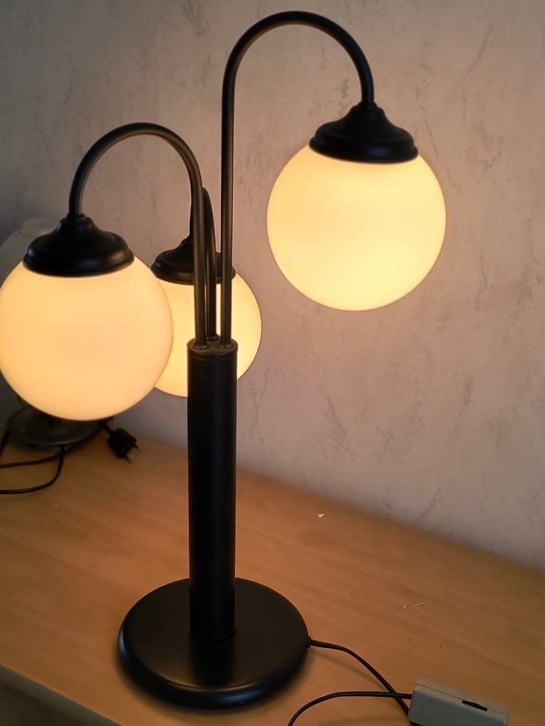 3 bollen lamp met dimmer, Ophalen, Gebruikt