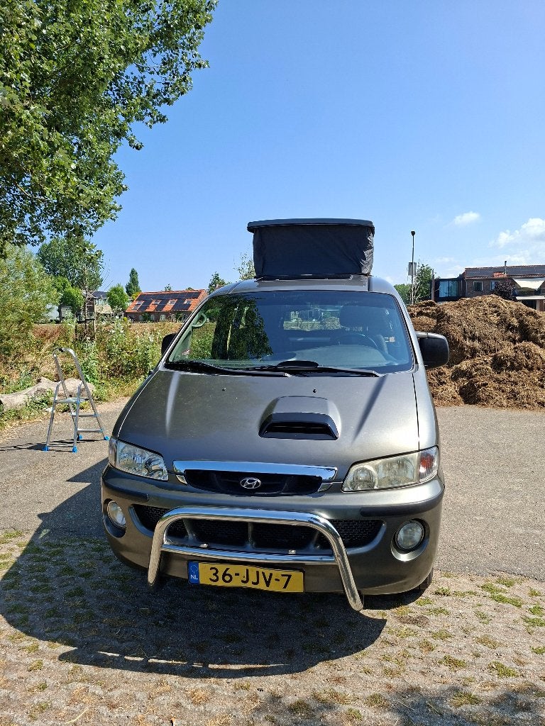 Hyundai H200 2.5 TDI Camper met Hefdak - APK 2027, Overige merken, Airbags, Tot en met 2, Particulier