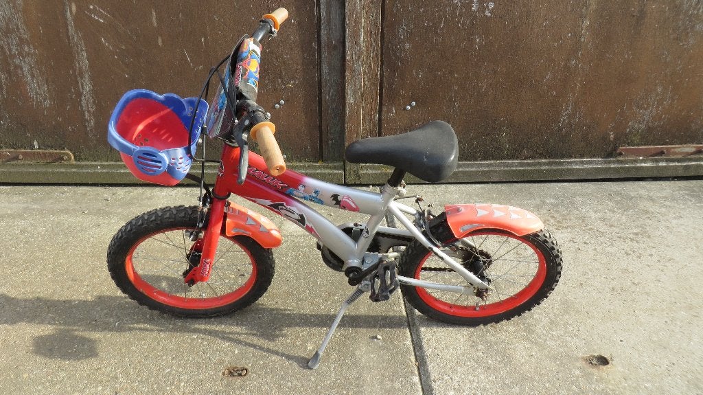 kinderfietsje, Ophalen, Gebruikt, Velgrem, 16 tot 20 inch