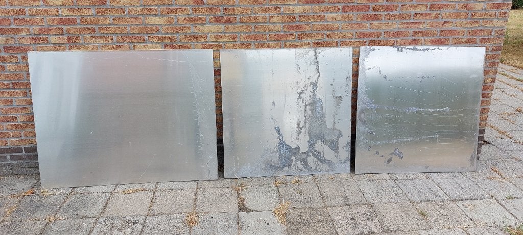 Aluminium platen, Ophalen, Gebruikt, Overige materialen, 20 tot 50 mm