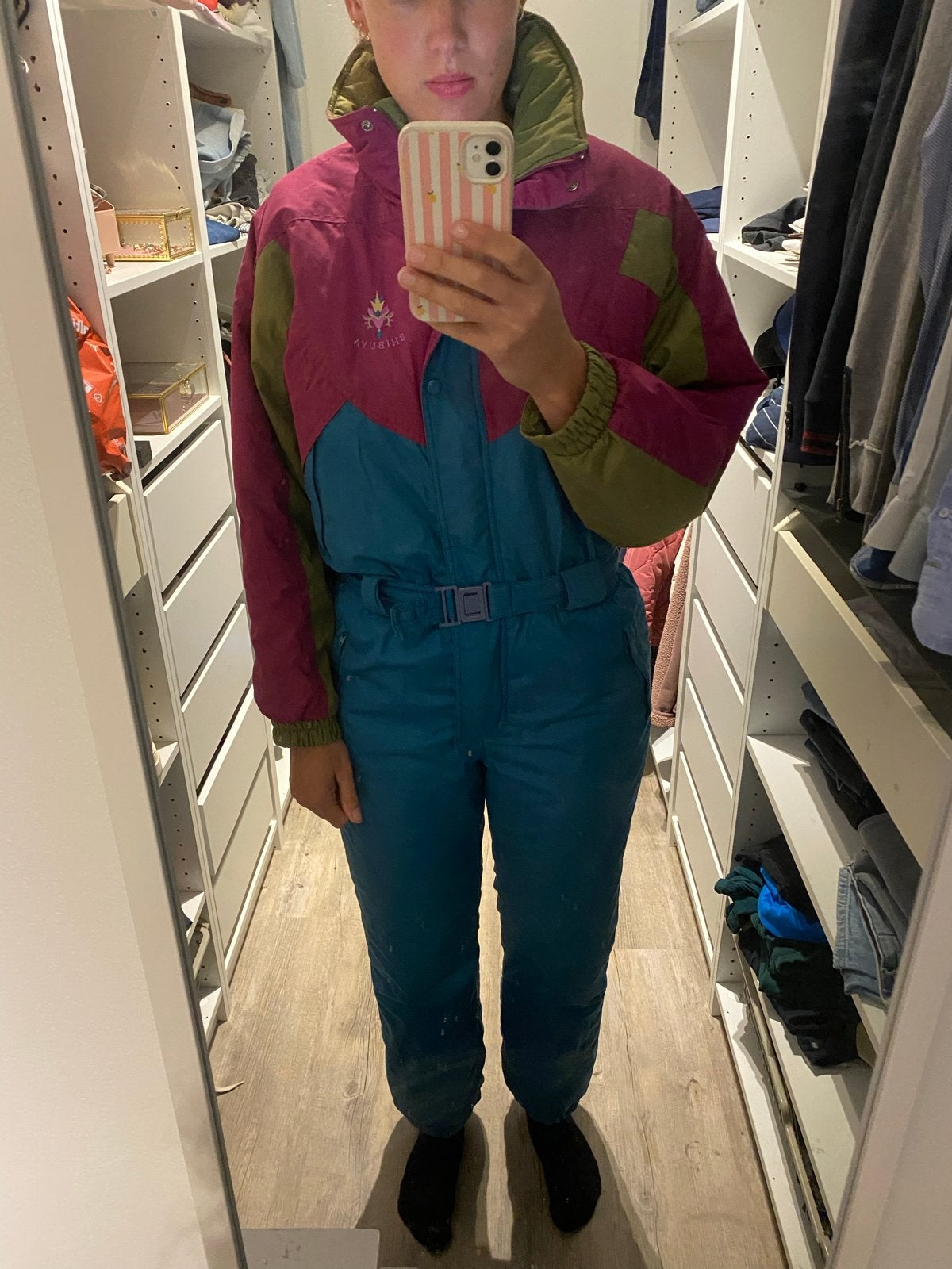 Shibuya retro skipak - lekker zacht stofje, Ophalen of Verzenden, Gedragen, Maat 42/44 (L), Pak