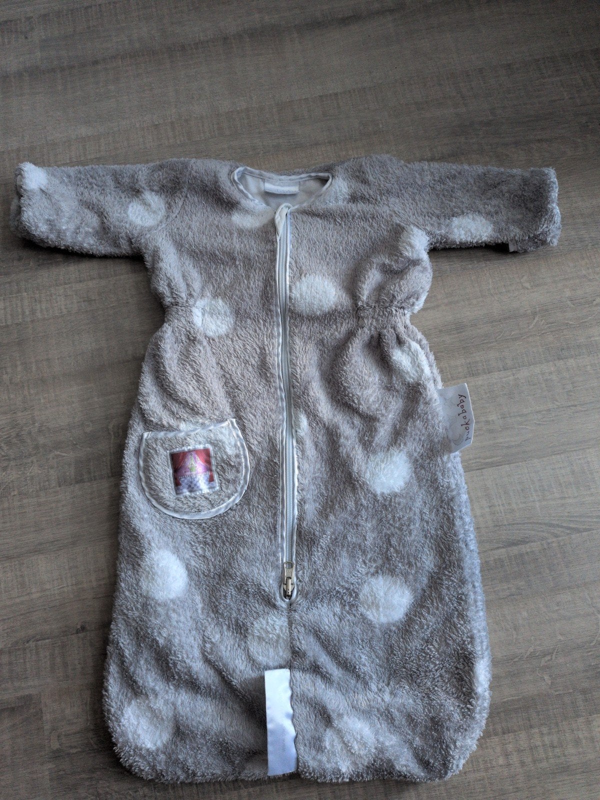 Puckababy The Bag Slaapzak Newborn 70 cm Grijs, Ophalen of Verzenden