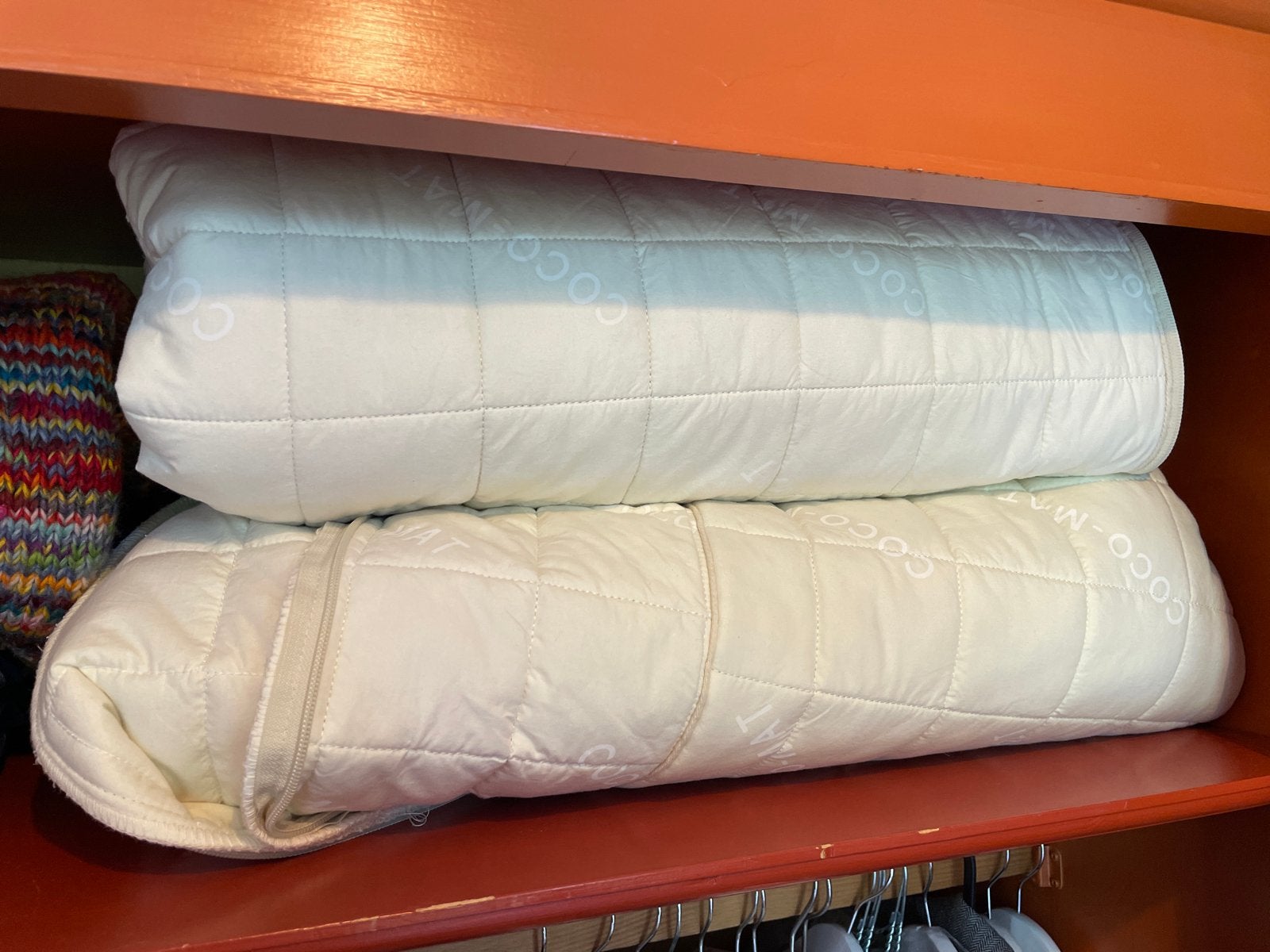 Professioneel gestoomde Cocomat matrashoezen 180x200, Ophalen, Zo goed als nieuw, Wit, Hoeslaken of Sloop
