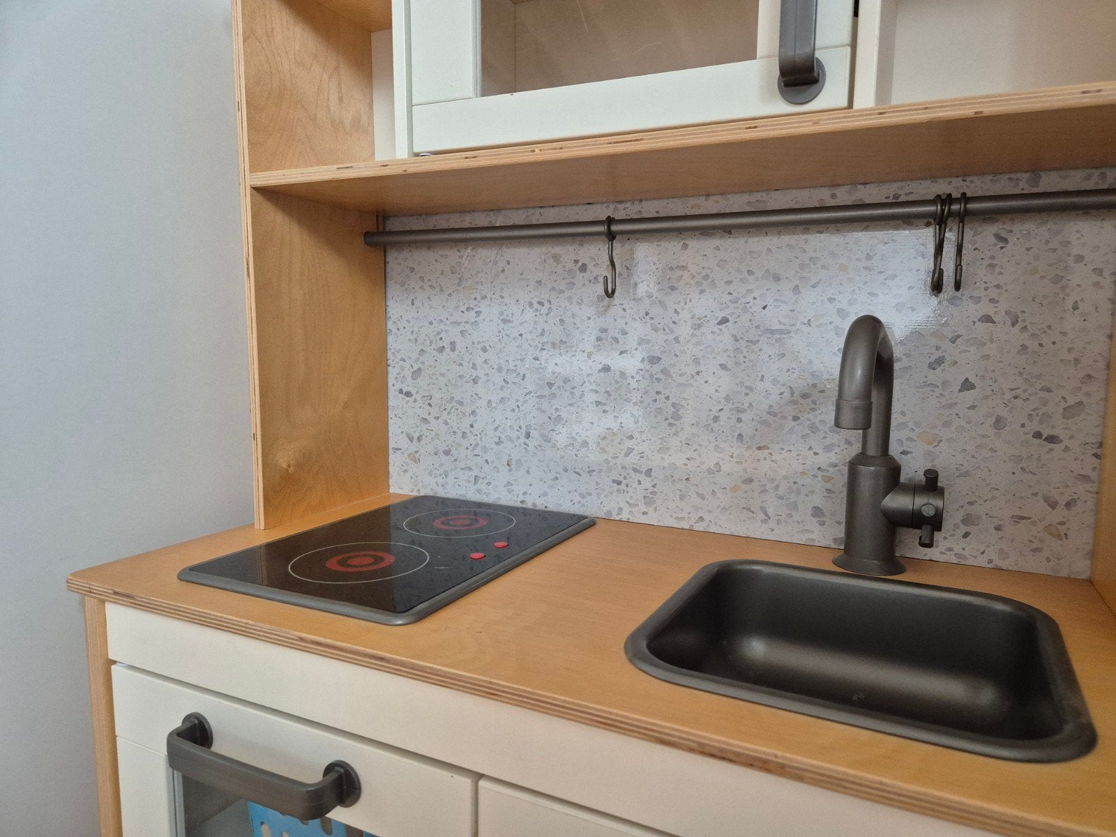 IKEA Duktig Terrazzo Achterwand, Ophalen of Verzenden, Gebruikt, Overige materialen, Speelkeuken-accessoire