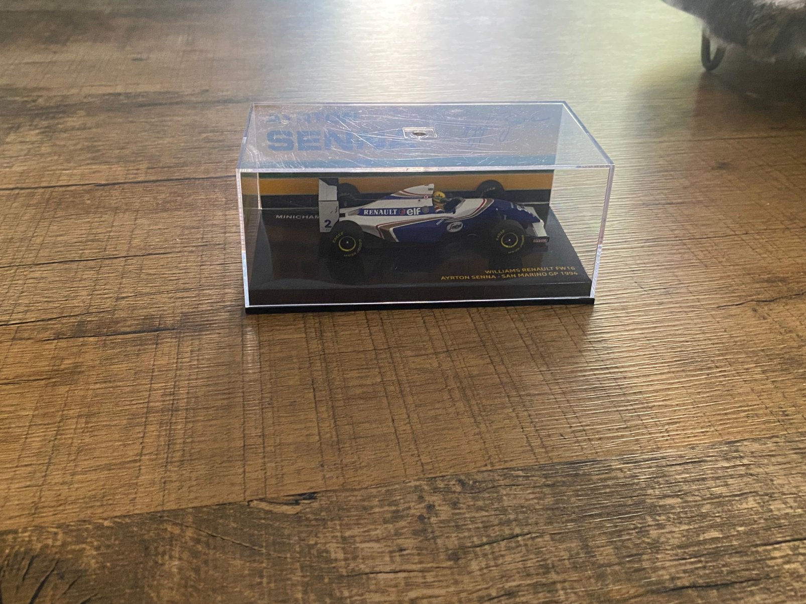 Ayrton Senna San Marino GP 1994 FW16 1:43, Ophalen of Verzenden, Zo goed als nieuw, Auto