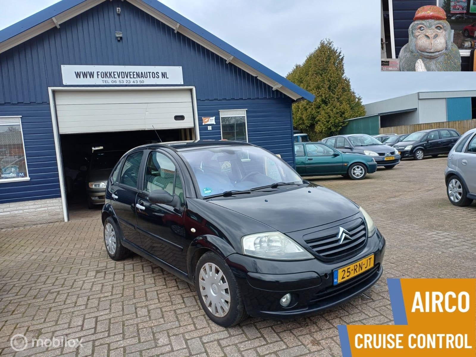 Citroen C3 1.6i-16V Exclusive, Auto's, 15 km/l, Gebruikt, 4 cilinders, Zwart