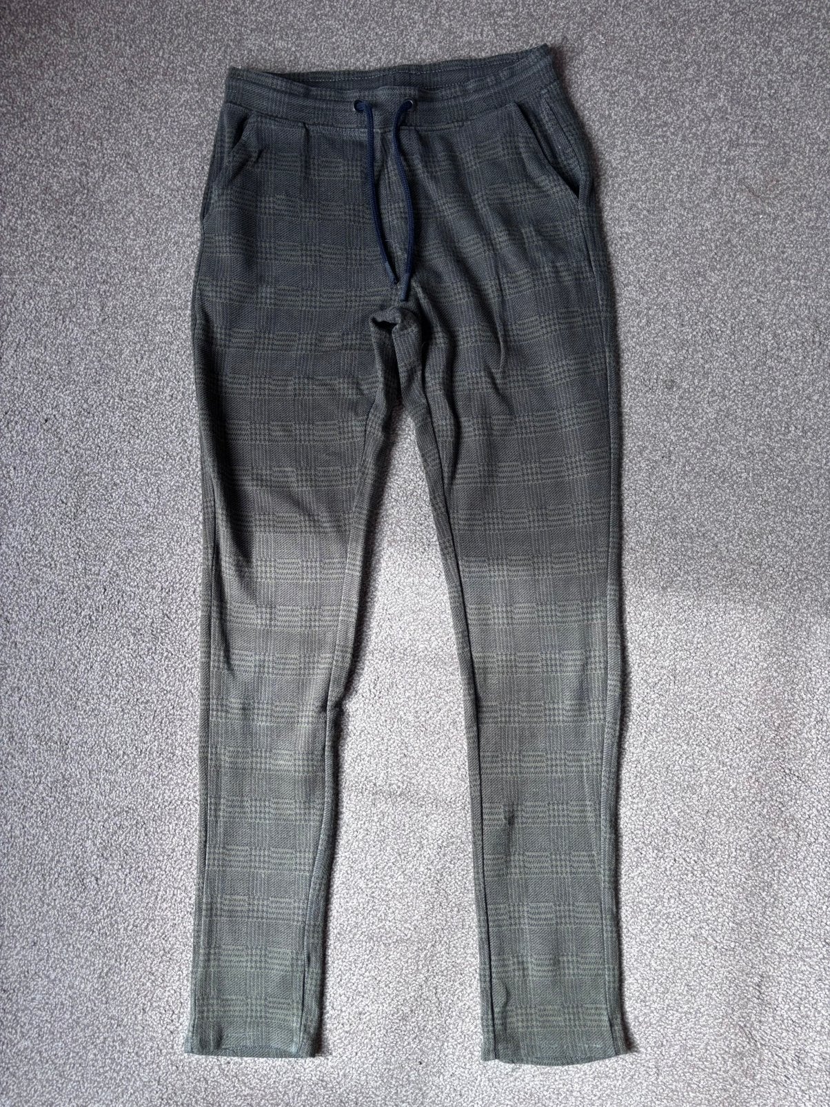 Pantalon Hema donkergroen geruit jongen maat 158-164, Ophalen of Verzenden, Gebruikt, Jongen, Broek