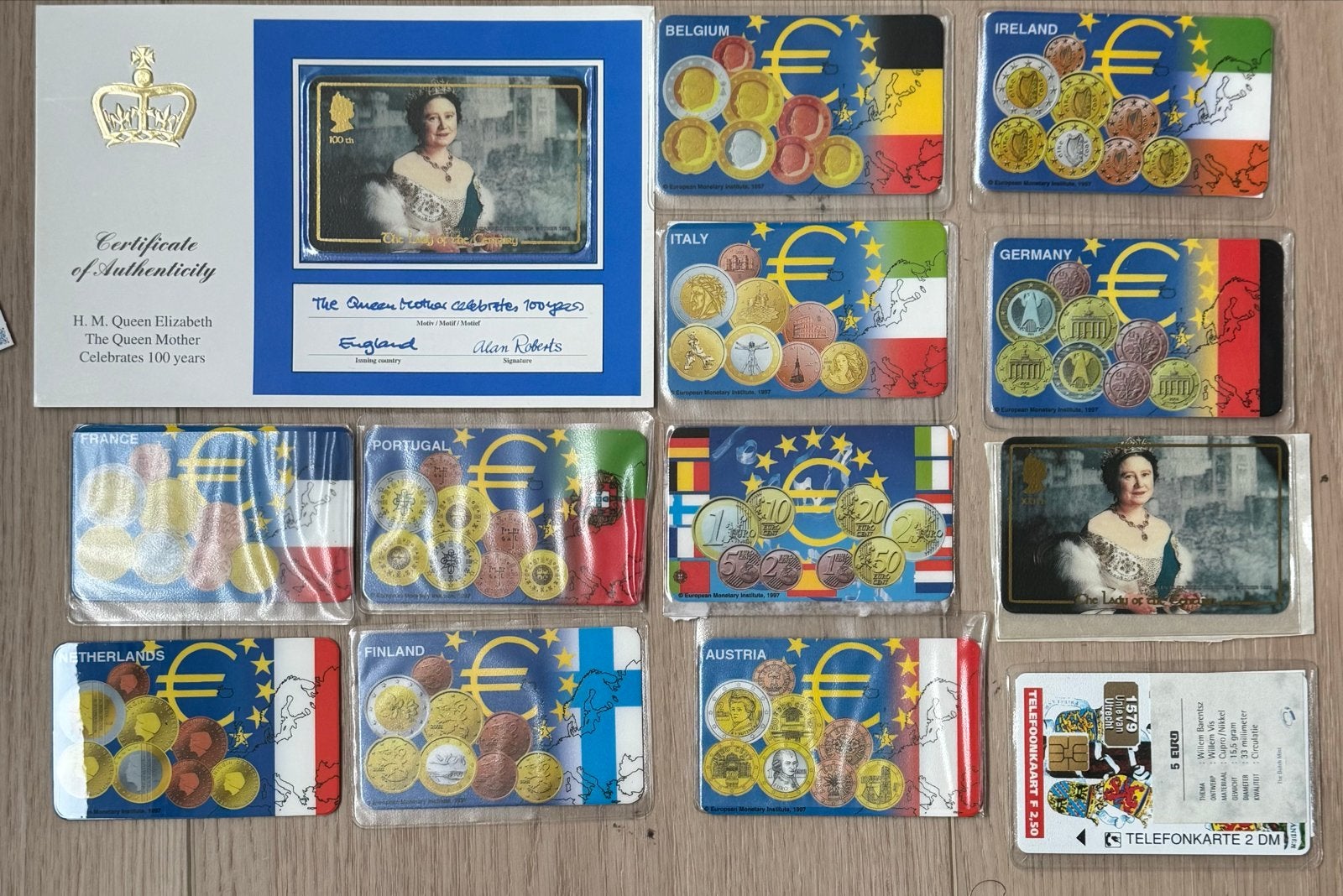 Verzameling van 13 ongebruikte telefoonkaarten, Ophalen of Verzenden