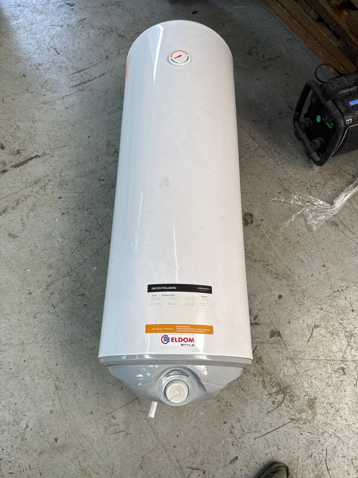Eldom 75 liter boiler - Gebruikt, Doe-het-zelf en Verbouw, Ophalen, Gebruikt, Boiler, Nvt