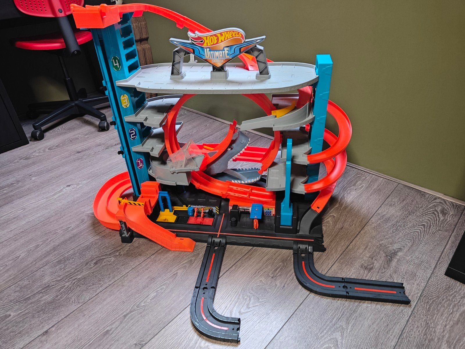 Hot wheels Ultimate garage, Ophalen, Racebaan, Zo goed als nieuw, Hot Wheels