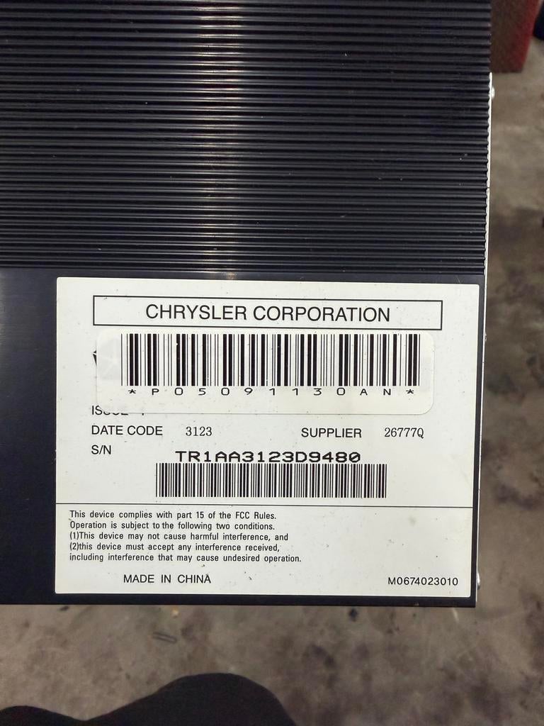 Dodge ram versterker, Ophalen of Verzenden, Nieuw, Chrysler