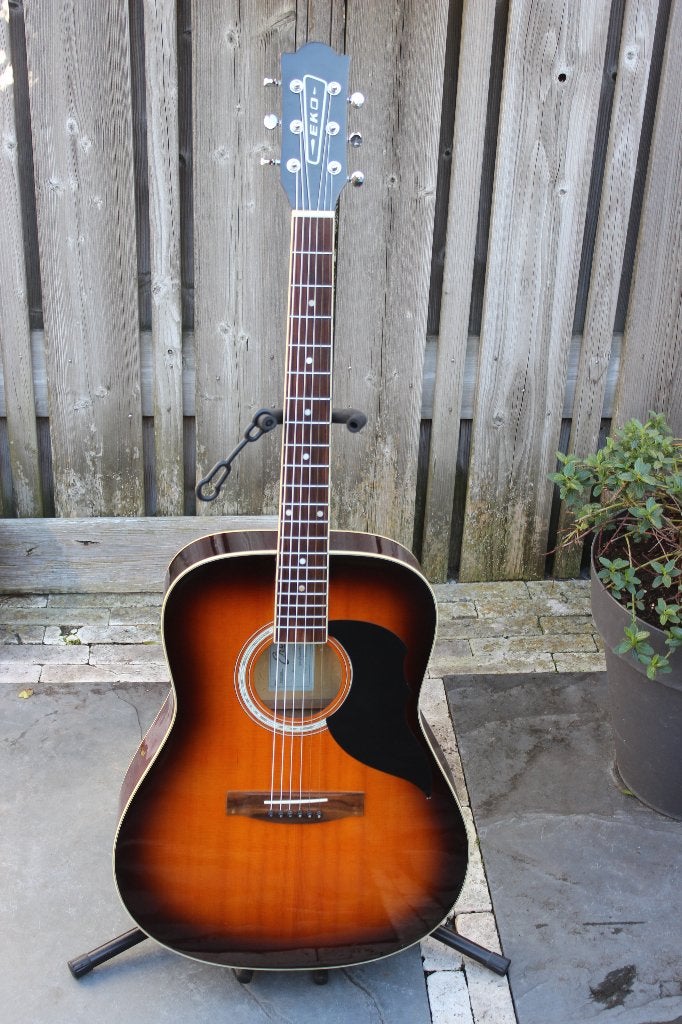 Eko Ranger 6 geheel akoestische gitaar Made in China, Muziek en Instrumenten, Ophalen, Gebruikt, Western- of Steelstringgitaar