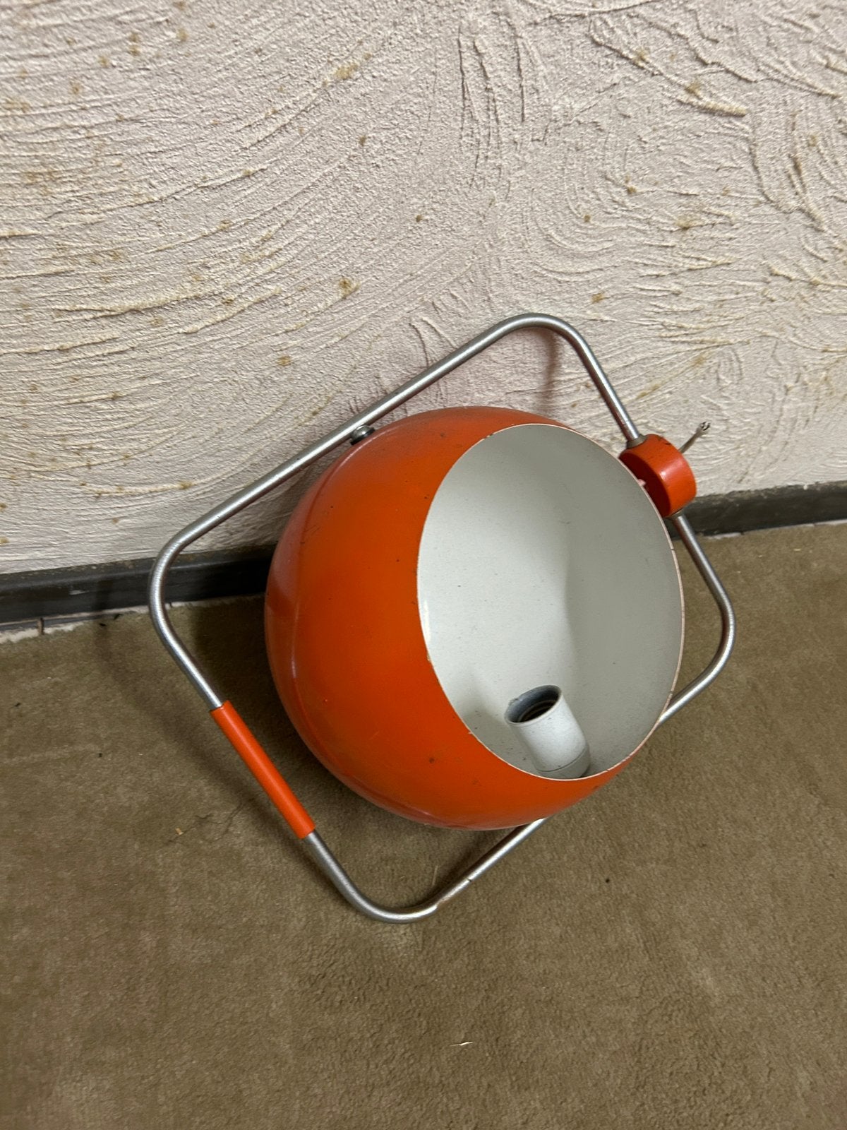 Oranje Gepo design Eye ball  lamp., Ophalen of Verzenden, Gebruikt