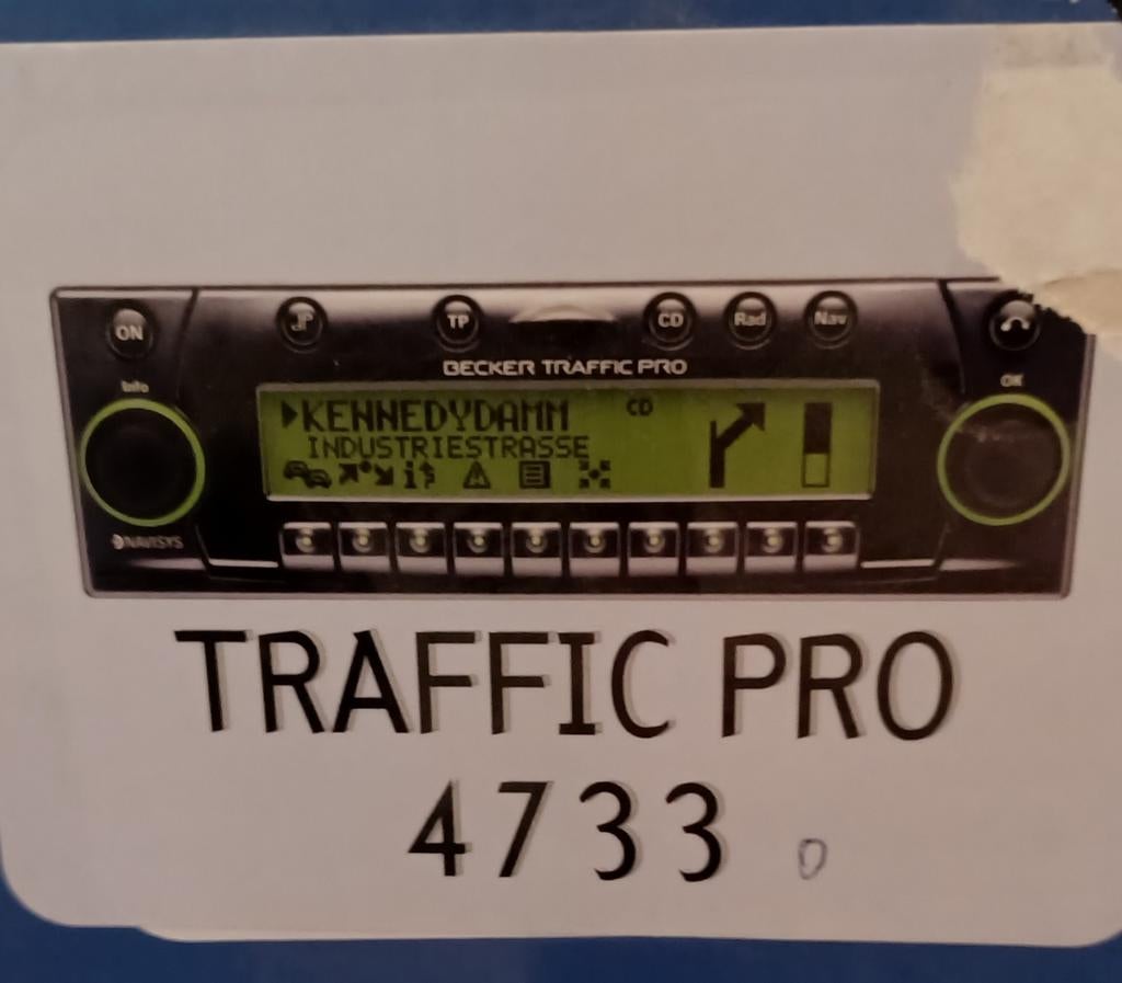 Unieke Becker Traffic Pro BE 4733  (Groene /zwart Display), Ophalen of Verzenden, Zo goed als nieuw