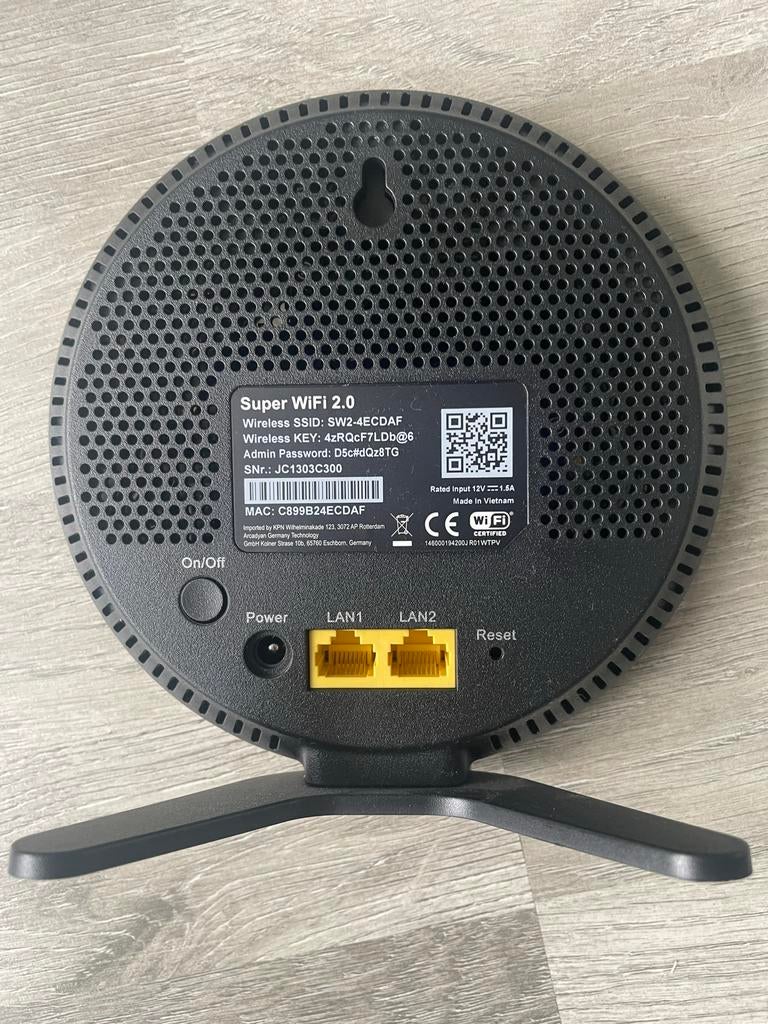 KPN Super Wifi 2.0 - 3 stuks, Computers en Software, WiFi-versterkers, Zo goed als nieuw, Ophalen of Verzenden