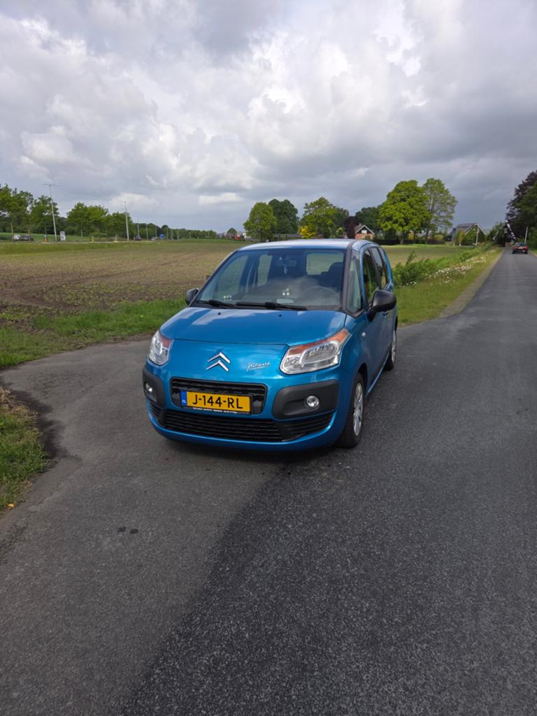 Citroën C3 Picasso 1.4 VTI 2010 Blauw, Auto's, Voorwielaandrijving, 15 km/l, Blauw, 1100 kg