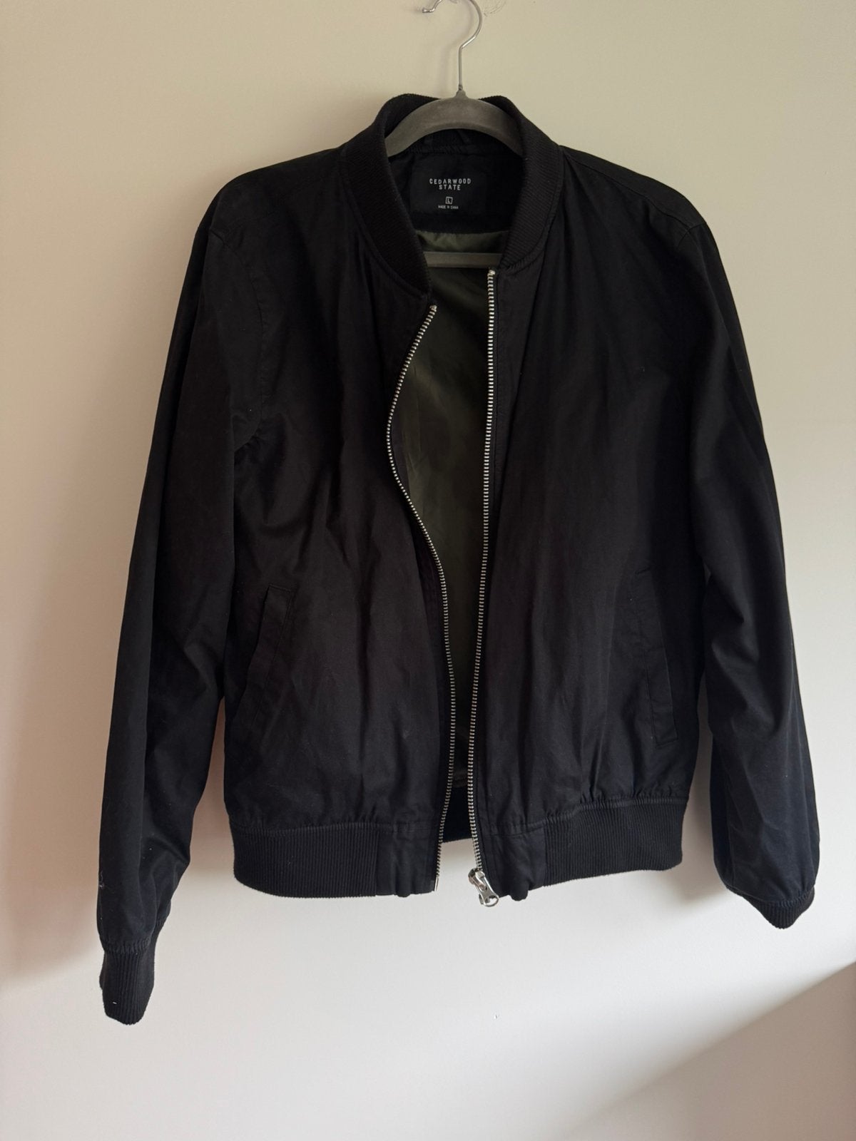 Cedarwood State Dunne Bomberjack / Tussenjas Heren, Ophalen of Verzenden, Gedragen, Maat 56/58 (XL), Zwart