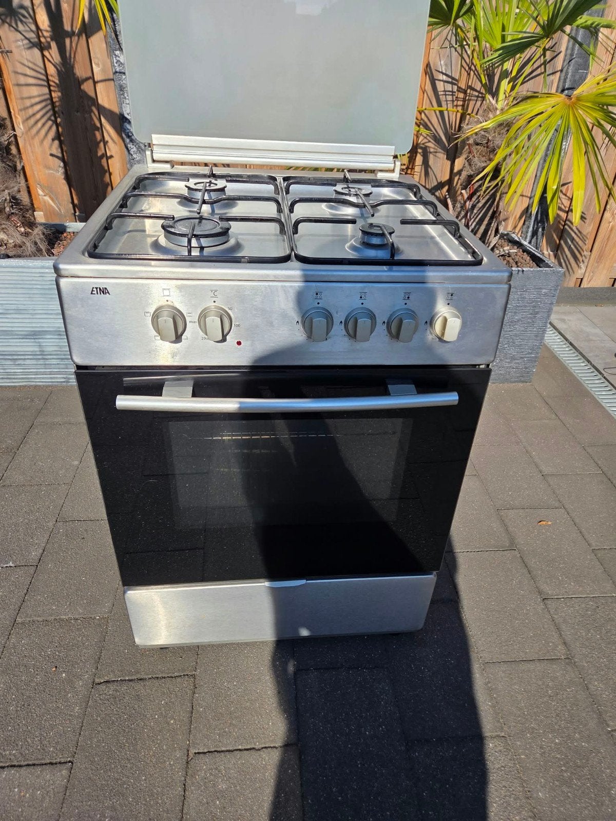 Te koop Etna gasfornuis met oven, Witgoed en Apparatuur, Ophalen, Gebruikt, Hete lucht, 60 cm of meer