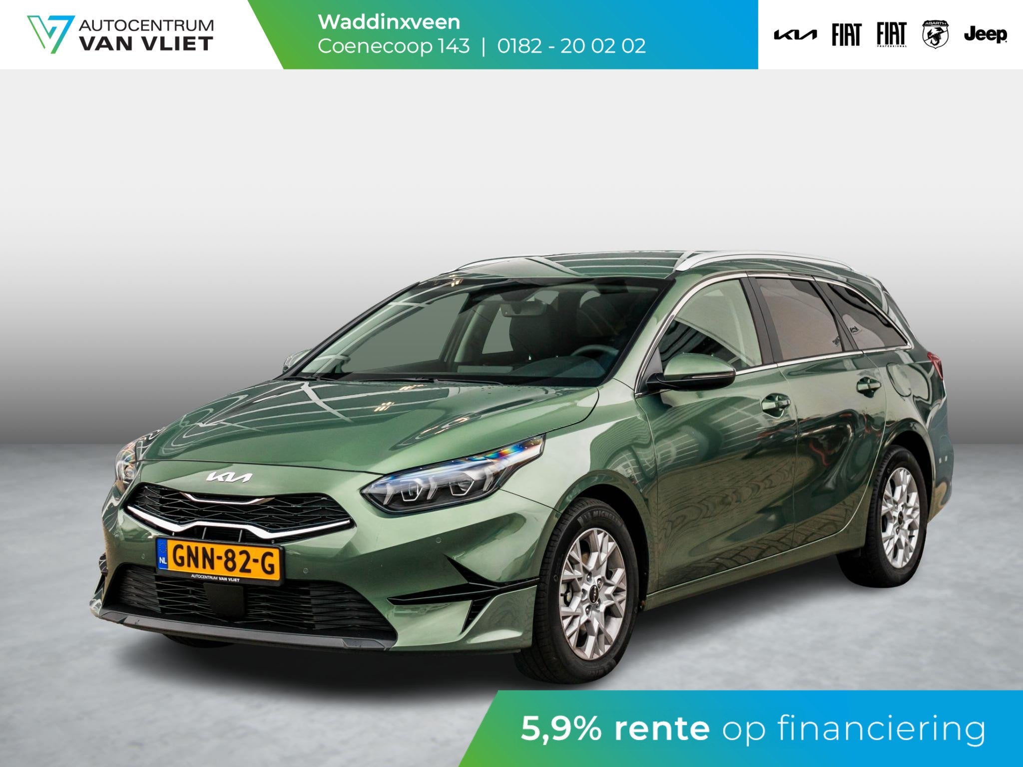 Kia Ceed Sportswagon 1.0 T-GDi DynamicPlusLine Navigatie l S, Auto's, Kia, Voorwielaandrijving, 12 maanden, 101 pk, Euro 6