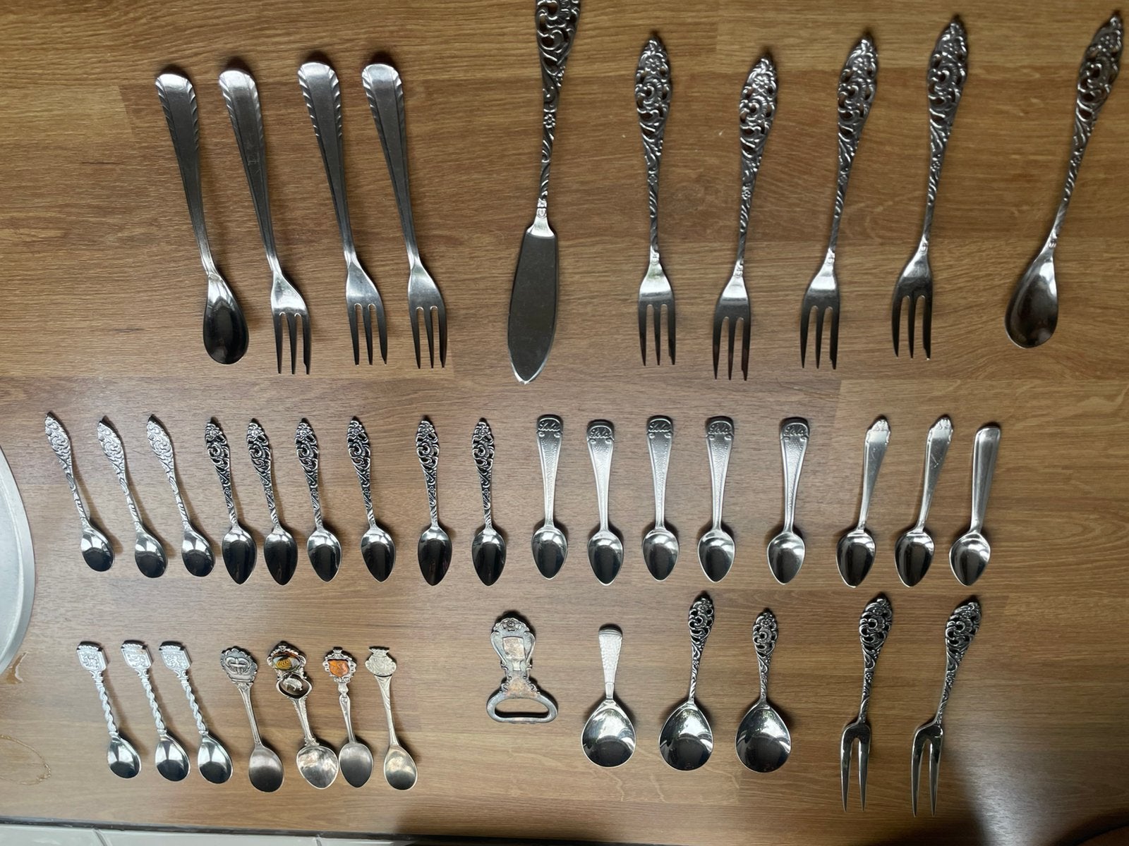 Verzameling lepeltjes en vorkjes etc, Antiek en Kunst, Ophalen of Verzenden